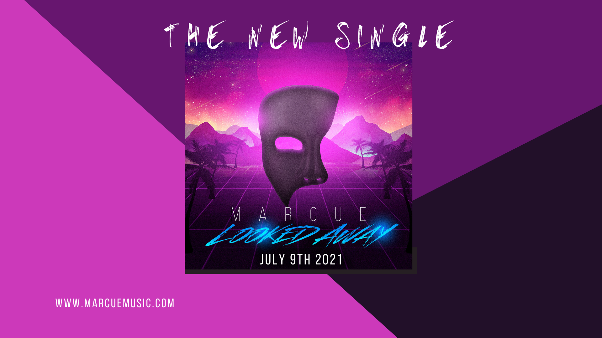 ‘Marcue’ releases a top synthwave single with ‘Looked Away’