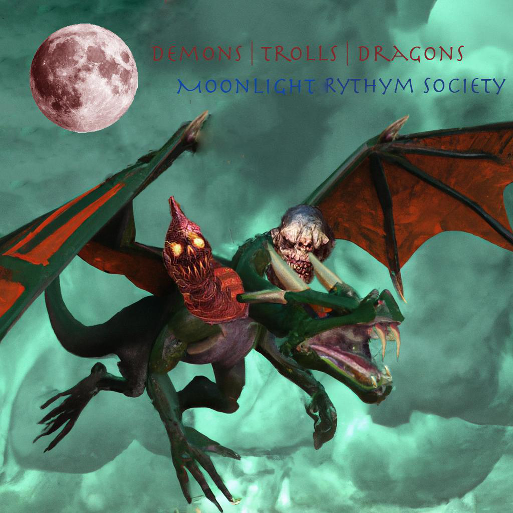 After receiving critical acclaim and stellar reviews, Moonlight Rhythm Society (MRS) drop a fresh new accomplished sound with ‘Demons, Trolls and Dragons’.